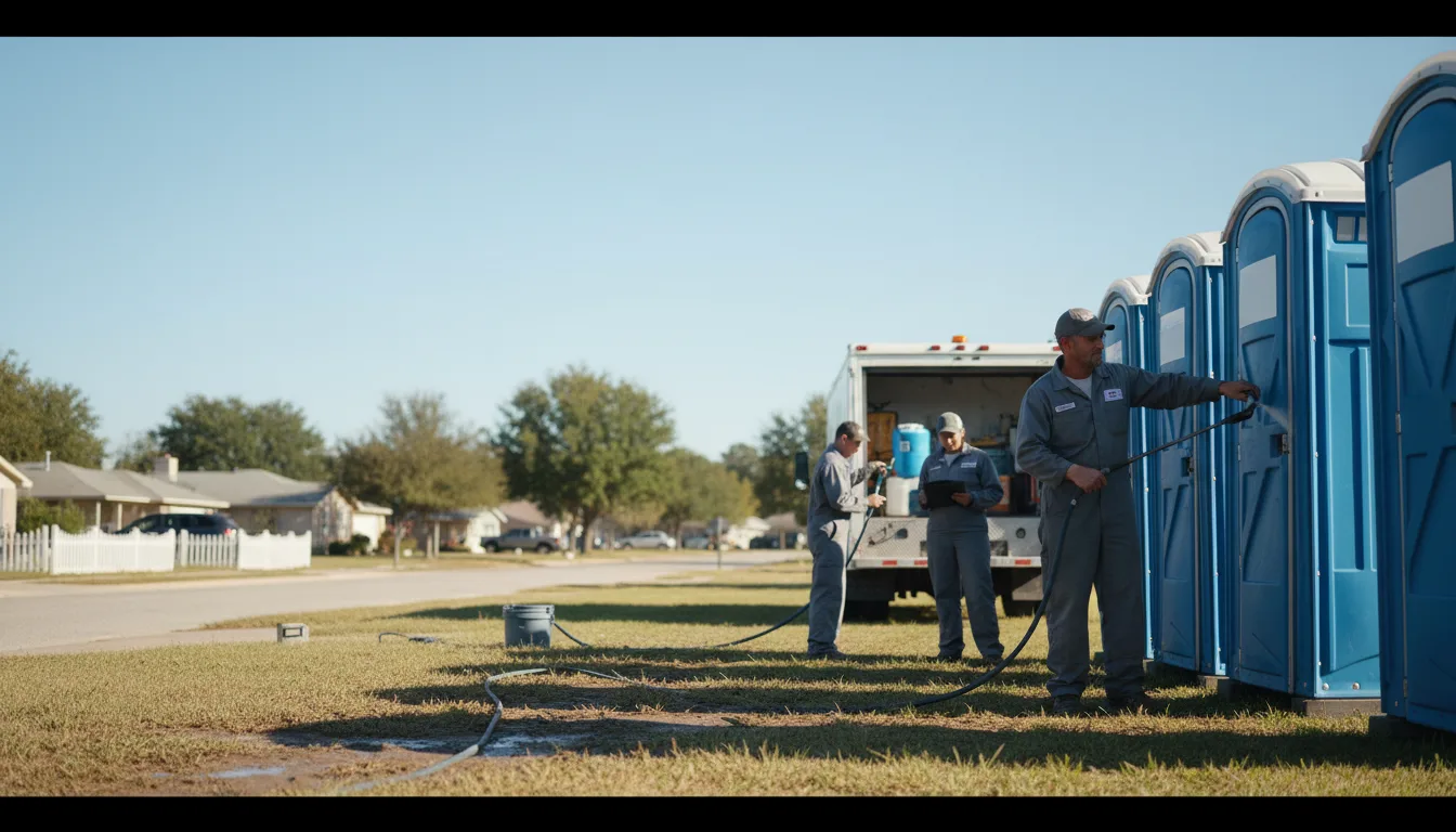 Long-Term Portable Toilet Rental in Kemah, TX near me